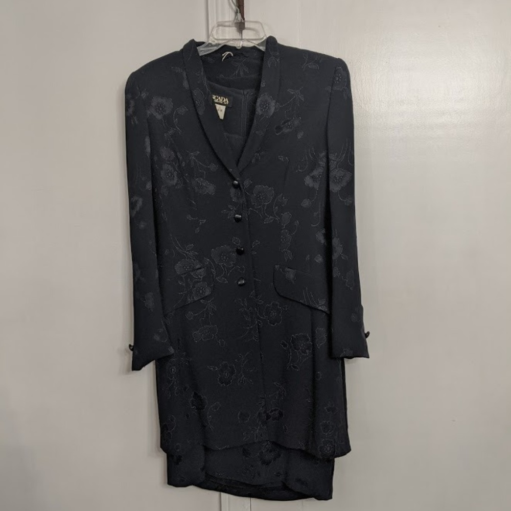 2 Piece Vintage Escada Margaretha Ley Dress suit S